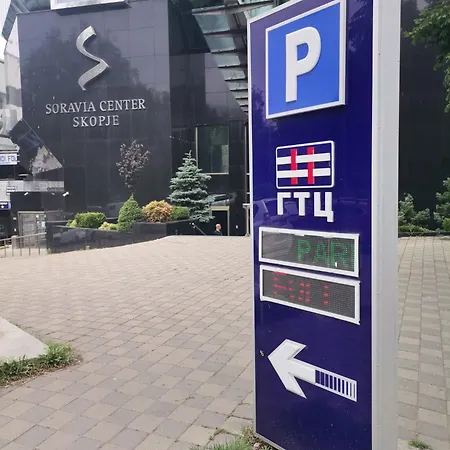 Calla 3 Apartment-main Square,in The Shooping Center - Parking Slot With Securiti And Video Skopje